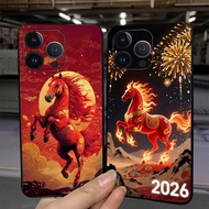Case for Iphone 14 / 14 pro / 14 pro max / 14 plus with horse print CNY Binh Ngo 2026 Iphone 14 Pro 