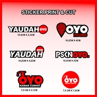 stiker oyo / stiker oyo garage / stiker yaudah oyo / stiker viral oyo