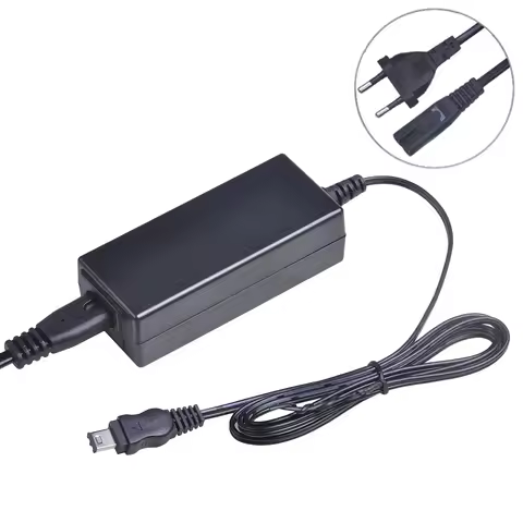 AC-L100 AC Power Supply Adapter for Sony AC-L100, AC-L15, AC-L10, AC-15A, AC-L10A, Charger, DCR-TRV 