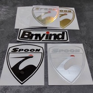 SPOON CUTTING LOGO STICKER