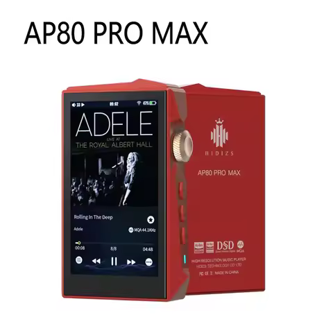 Newest HIDIZS AP80-PRO MAX MP3 Player HIFI Bluetooth 5.1 Hi-Res Audio Dual ES9219C USB DAC MQA Music