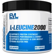 Evlution Nutrition L-Leucine 2000 - Protein Synthesis, Recovery & Muscle Support - Performance & Ene