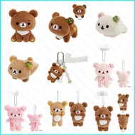 HK1 San-X Rilakkuma Chairoikoguma Korilakkuma Plushie 10th Anniv Limited Edition Plush Doll Bag Char
