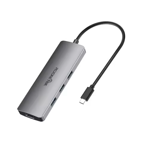 Type C USB 3.0 HUB to Multi 4K HDMI-compatible RJ45 Adapter Dock for MacBook Pro PD 3.1 Port SD/TF M