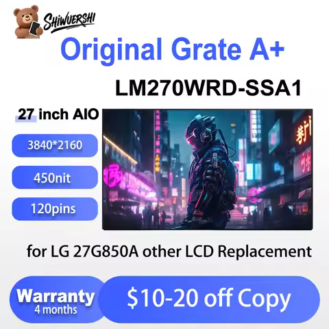 27" New Original LCD screen LM270WRD-SSA1 LM270WRD SSA1 LM270WRD (SS)(A1) IPS UHD 3840*2160 Applicab