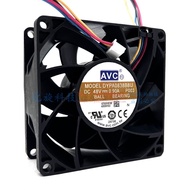 Ready Stock Original AVC DYPA0838B8U 8038 8CM 48V 0.90A Speed Regulating PWM4 Wire Cooling Fan