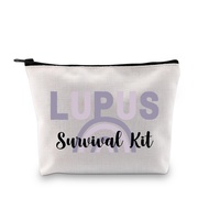 G2TUP Lupus Awareness Gift Lupus Survival Kit Makeup Bag Lupus Warrior Cosmetic Bag Lupus Support Gi