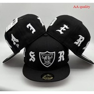 AA quality fit baseball cap, Supreme New Era 59FIFTY, Las Vegas Raiders street style, sun protection