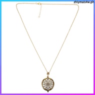 Magnification Lens Necklace Pendant Artisan Necklaces Decorative Magnifier Glass  zhiymais4w