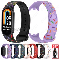 Silicone Strap Colorful Accessories Wristband for Xiaomi Smart Band 10 9 8 / Band 10 Ceramic Edition