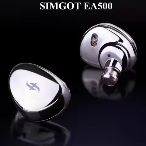 SIMGOT EA500 DSP Wired Earphones HiFi Sound Stereo Music Head Set In Ear Noise Reduction Creative Cu