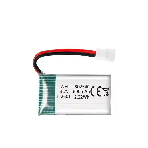 2/4pcs High-rate polymer lithium battery 802540 600mAh 3.7V suitable for X5C drone battery quadcopte