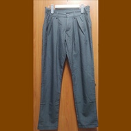 Grey Harlem pants with elastic waist