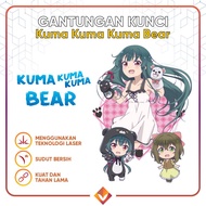 GANTUNGAN KUMA BEAR CHIBI KEYCHAIN VRMMO Isekai Anime KeychainKeychain