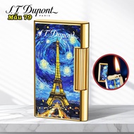 HỘP QUẸT BẬT LỬA DUPONT XĂNG ĐÁ HÌNH THÁP PHONG CẢNH BÓNG ĐẸP BỀN NHỎ GỌN