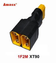 Parallel Connector Plug XT60/XT90 Amass หัวต่อสำหรับขนานแบตเตอรี่ (เพิ่มแอมป์) หรือต่อแยกอุปกรณ์ 2 ท