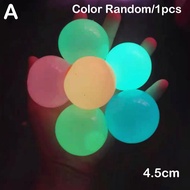 Luminous Sticky Wall Balls Ceiling Stress Relief Squishy The Dark In Glow Toys Q1U2