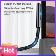 SPVPZ 65W 15V 4A Laptop Charging Cable Magnetic High Speed PD Fast Charge Type-C Notebook Power Adapter Converter Cord for Microsoft Surface Pro 3/4/5/6/Go/Book 1/Book 2