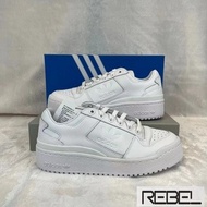 REBEL 👽 Adidas Forum Bold W 白 全白 女鞋 厚底增高 小白鞋 休閒鞋 FY9042