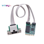 M.2 A+E 2.5G Ethernet Adapter M.2 A+E to RJ45 COM Port RTL8125BG Chip 2.5G/1G/100Mbps Gigabit Ethern