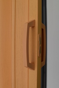 Accordion door PVC folding door sliding door kitchen bathroom partition door invisible sliding door 