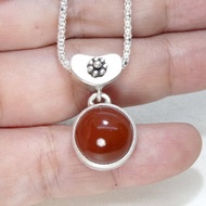 墜子 南紅瑪瑙 紅瑪瑙 925銀飾 項鍊 寶石 飾品 首飾 金工