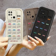 New Year 2026 Calendar Back Cover Casing For Redmi A1+ A3 10 10C Redmi 11A 12 12C 13C Xiaomi POCO C5