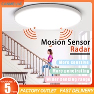 Radar Smart Motion Sensor Led Ceiling Light 12/15/18/20/30W/40W Lampu Tidur Ceiling Lamp Auto Turn O
