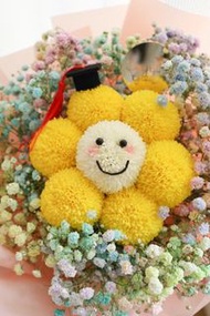 笑哈哈 畢業花束 滿天星 幼稚園畢業 儀式感花束 畢業禮物