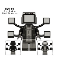 Skibidi Toilet Cameraman Speakerman Titan TV Man Compatible with LEGO building blocks 3.5X Super Mov