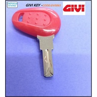 Givi key cut Copy Duplicate /kUNCI Pendua GIVI (price per unit) KEY CODE:GV0065