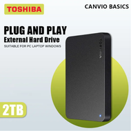 Toshiba external harddisk 2tb ของแท้ hdd 1tb ฮาร์ดดิสก์แบบพกพา ฮาร์ดดิสก์พกพา เอทานอล ฮาร์ดิส ฮาร์ดไ