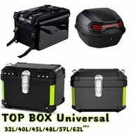 TOP BOX Universal Motorcycle 32L-62L - Hard Shell Storage Case For Helmet & Accessories 清仓尾箱