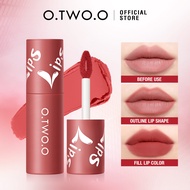 O.TWO.O Velvet Matte Liptint Lip Mud Dual-use Lip Clay High Pigmented Long Lasting Lip Gloss Not Dry