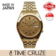 [Time Cruze]  Seiko 5 Automatic SNKC08J Japan Made Gold Tone Jubilee Stainless Steel Men Watch SNKC08J SNKC08