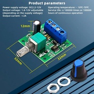 8Pcs 1.8v 3v 5v 6v 7.2v 12v 2A 30W Low Voltage DC Motor Speed Controller PWM 1803BK 1803B Adjustable