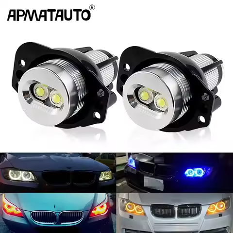 2pcs CANbus 10w LED Angel Eyes Marker Lights Bulbs for BMW E90 E91 3 Series 325i 328i 335i 2006-2008