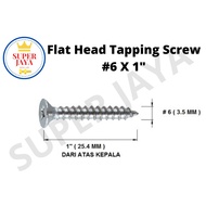 Wood Screws | Wood screws #6 X 1 - 10 PCS