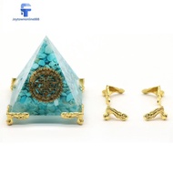 Ogan Pyramid Resin Crystal Ornaments Ogan Pyramid Home Decorative Craft Art AU [Joytownonline888.my]