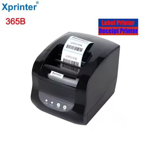 Xprinter 365B Label Printer Thermal Barcode Receipt Printer Sticker Printer 20-80mm Paper in Superma