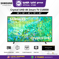 [FREE SHIPPING] Samsung 50 55 60 65 70 75 85 Inch 4K UHD Smart TV  CU8000 BU8000 With Crystal Processor 4K|Dynamic Crystal Color|Q-Symphony|Tizen OS LED TV BU8000KXXM CU8000KXXM WAH LEE STORE