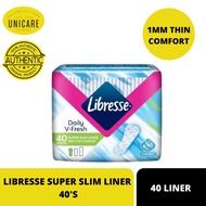 LIBRESSE SUPER SLIM PANTY LINER 40'S