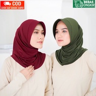 New Hijab Bergo Sport Jersey Dewasa / Kerudung Olahraga Jersey