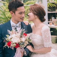 紅色永生捧花/婚紗婚禮新娘捧花