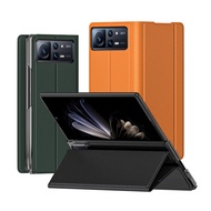 Ultra-thin Stand Sleep Screen Hibernate Case for Xiaomi MIX Fold3 Fashion Leather Cover Anti-knock C
