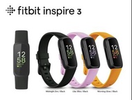 ---沽清！Out of stock！售罄！---Fitbit Inspire 3 Health &amp; Fitness Tracker 健康智慧手環， Compatible with iOS and Android ，All Day Activity Tracking，100% Brand New水貨!