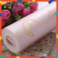 墙纸/wallpaper dinding/ Wallpaper Stick Cartoon Warm Waterproof Teenage Jantung Sticker Asrama Warm Le