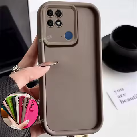 For Xiaomi Redmi 12c 9c Nfc 10c 10a 9a 9at A1 A2 Plus Matte Soft Silicone Case Redmi12 C Shockproof 