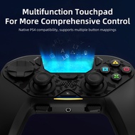 AceGamer Wireless Game Controller with Touchpad, K-Silver TMR Joystick, Hall Dual-Mode Trigger Gamep