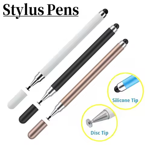2 In 1 Touch Screen Pencil Universal Stylus Pen For Huawei Xiaomi Tablet IPad IPhone Laptop Drawing 